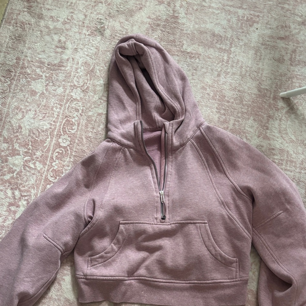 lululemon athletica Mauve Half-Zip Scuba hoodie